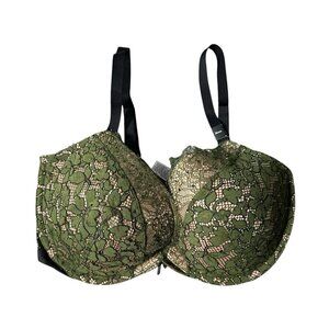 Victoria's Secret Dream Angels Olive Lined Demi Embellished Bra 36DD